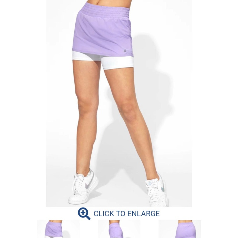 EleVen by Venus Williams Tennis Pickleball Skort Purple White Size S